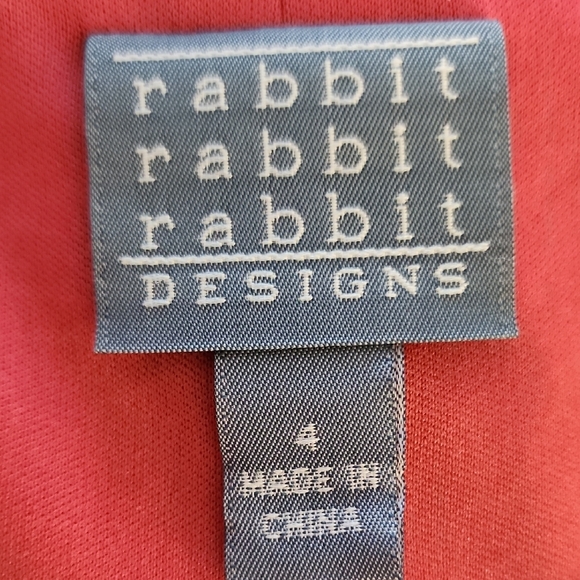 Rabbit Rabbit Rabbit Pink Lace Dress Size 4 - Picture 10 of 11